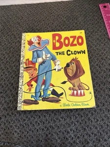 Bozo Der Clown #446 Little Golden Book 1969 Edition Kinder Clown Buch Chicago Vintage - Bild 1 von 7