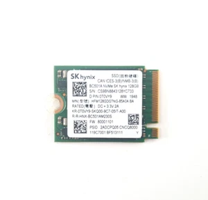 128GB NVMe PCIe M.2 2230 SSD - T0VY9 - Picture 1 of 1
