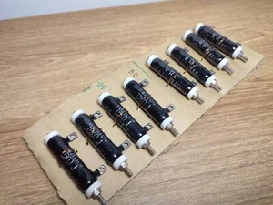 8Pcs LOT NOS/ NEW RWH10G RESISTOR JAPAN MADE IWAKI 64.12 BLACK - Picture 1 of 8