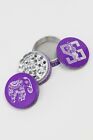 Tobacco Grinder Spice 2.5 Inch 4Pc Purple Elephant Alloy Metal Crusher - 63Mm