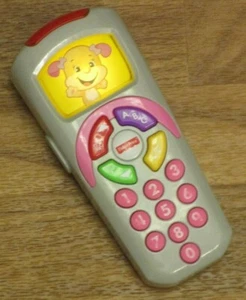 Fisher Price -Laugh & Learn Puppy's Lil Sis TV Remote Ages 6-36 Mo.- Songs Sound - Picture 1 of 6