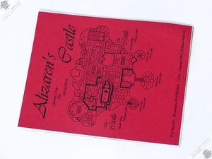 ALIZAREN'S CASTLE GAMING MAPS ADVANCED DUNGEONS & DRAGONS AD&D TSR WYRM WORKS - Picture 1 of 1