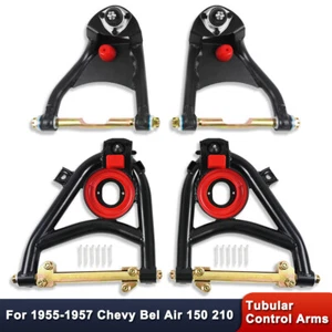 For Chevrolet Bel Air 150 210 1955-1957 Upper & Lower Tubular Control Arms Set - Picture 1 of 12