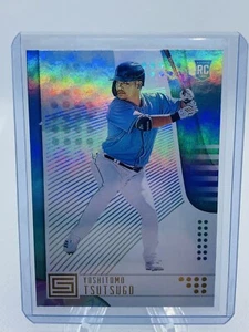 2020 PANINI CHRONICLES STATUS #17 YOSHITOMO TSUTSUGO TAMPA BAY RAYS Rookie RARE - Picture 1 of 4