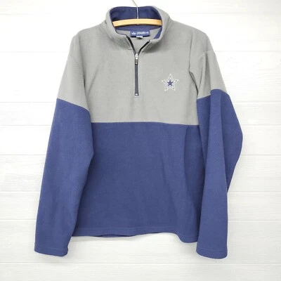 Chaqueta polar NFL Dallas Cowboys cuarto cremallera talla mediana Foto 1 de 4