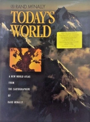 Today's World Atlas from the Cartographers Rand McNally Maps Large Book - Image 1 of 4