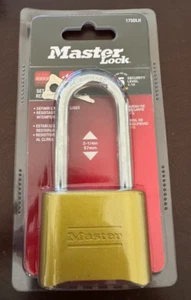 Master Lock Set-Your-Own Combination Lock, 2-1/4-Inch Shackle, 2-Inch 175DLH NEW - Picture 1 of 4