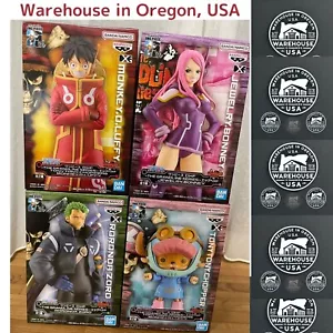 One Piece DXF GRANDLINE SERIES Egghead Zoro Luffy Chopper & Bonney Set PRE - Picture 1 of 6