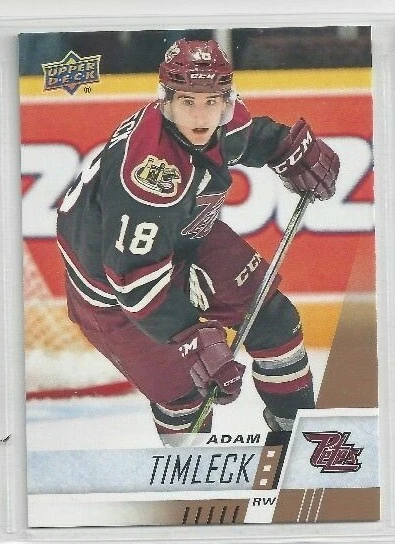 2017-18 Upper Deck CHL #290 Adam Timleck - Image 1 of 1