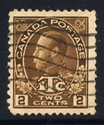 Canada SG 238 2c Cat £27 Die I Brown Very Fine Used