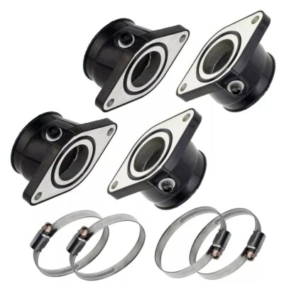 Right And Left Intake Manifold Carb Boot For Suzuki GS650E GS650G 1981-1983 - Изображение 1 из 2