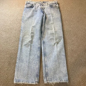 Vintage 90s Levi’s 540 Jeans Acid Wash Mens Size 34 x 30 Blue Denim Pants USA - Picture 1 of 18