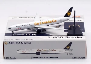 Aviation 1:400 Air Canada Boeing B777-300ER pressofuso aereo jet modello C-FITW - Foto 1 di 17