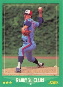 1988 Score Baseball Randy St. Claire Montreal Expos #397 - Picture 1 of 2