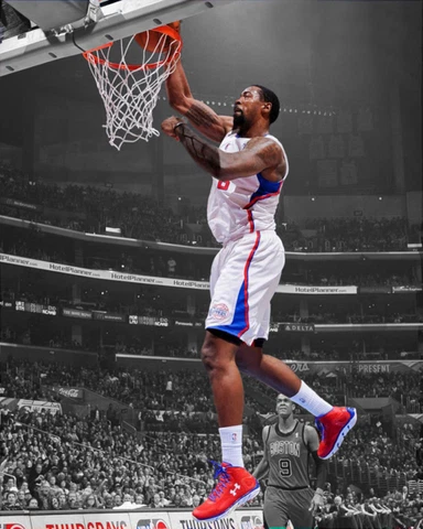 LA Los Angeles Clippers DEANDRE JORDAN Glossy 8x10 Photo Spotlight Print Poster Cover