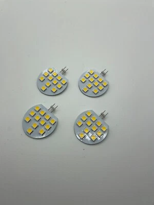 4x G4 LED Bulb Caravan Motorhome 1.8w 40w Light replaces Small G4 Cut Off Edge - Image 1 of 4