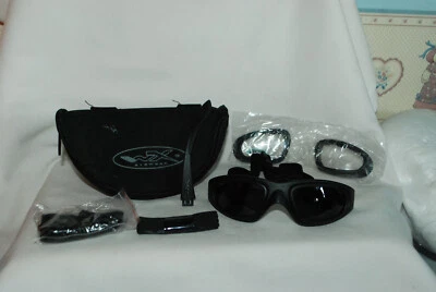 Marco de lente negro transparente para gafas WX con estuche y lente transparente Foto 1 de 4