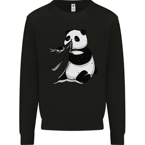 A Funny Panda Bear Mens Sweatshirt Jumper - Picture 1 of 27