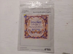 Joy & Love Sampler Cross Stitch Pattern Wedding Stoney Creek Leisure Arts - Picture 1 of 2