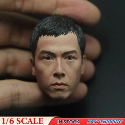 1/6 Asian Male Stars Yip Man Head Sculpt F 12" Hot Toys Worldbox Body Figure - Image 1 of 4