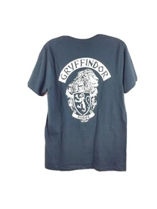 T-shirt uomo Harry Potter taglia M Grifondoro nero bianco manica corta girocollo grafica - Foto 1 di 4