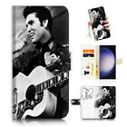 ( For Samsung A15 ) Wallet Flip Case Cover AJ24579 Elvis Presley
