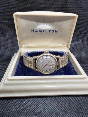 古董汉密尔顿金色手表带原装表壳。 房地产销售物品 — 第 1/4 张图片