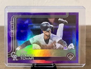Ezequiel Tovar 2025 Topps Series 1 #343 Purple Foil /250 Rockies - Picture 1 of 3