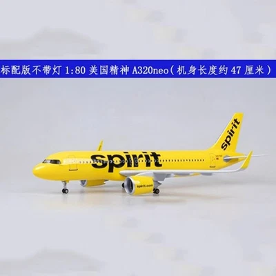 Avión avión 1/80 A320neo Civil Aviation Spirit sin luces 47 cm Airbus Aircraft Foto 1 de 4