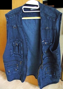 Herrn-Jeans-Weste (asiatische Gr. 4xl--ist aber ungefähr XL)--NEU - Bild 1 von 6