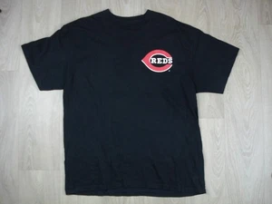 Cincinnati Reds Joey Votto 19 Jersey Style T-Shirt Black Size Extra Large Mens - Picture 1 of 20