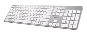 Adesso AKB-730UW keyboard Home/Office USB QWERTY UK International White - Picture 1 of 5