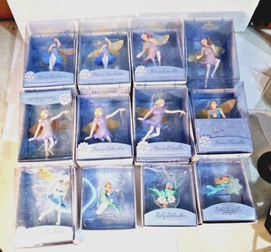 2001 - Lot of 12 Hallmark FROSTLIGHT FAERIES (duplicates) Fiber Optic Glow - Picture 1 of 7