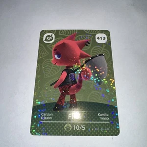 Flick 413 - Animal Crossing Amiibo Karte Serie 5 ungescannt und original - Bild 1 von 2
