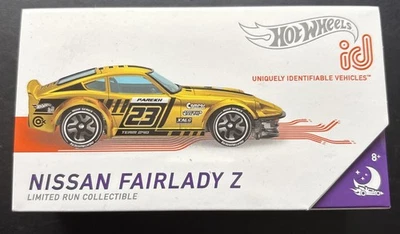 Hot Wheels ID Nissan Datsun Fair Lady Z Gold SpectraFlame Series 2 Limited Run - Image 1 of 2