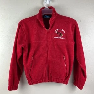 Giacca pile rosso TRI Mountain Youth Medium 10/12 St Louis basket nuova con etichetta bambini - Foto 1 di 11