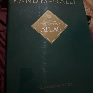 1991 Rand McNally THE NEW INTERNATIONAL ATLAS Anniversary Edition 11.25”x15" HC - Picture 1 of 10