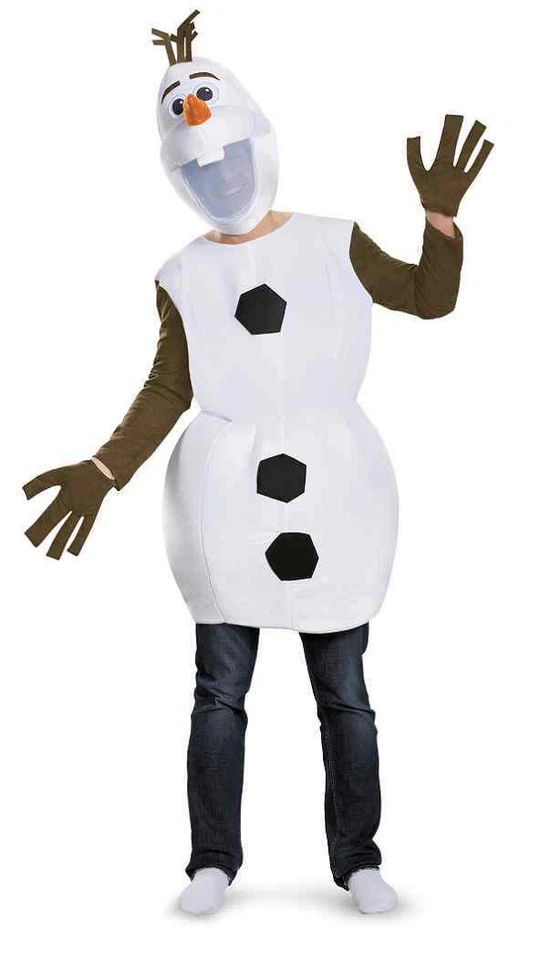 Frozen Olaf Deluxe Adult Mens Costume Snowman Disney Halloween