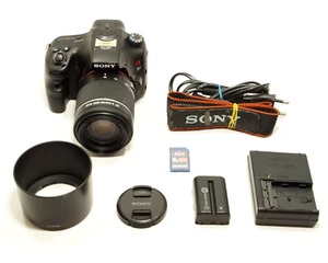 [Good!!]Sony Alpha SLT-A57 16.1MP DSLR Camera_SAL55200-2 55-200mm Zoom Lens Kit - Picture 1 of 11