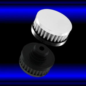 Respirador de cubierta de válvula estilo filtro cromado de 2 pulgadas para BB y SB Ford - Imagen 1 de 1