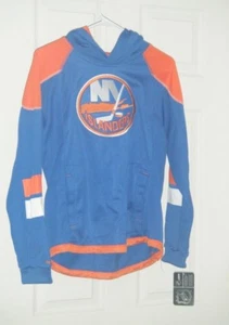  New York Islanders NHL Reebok Royal Blue Kids Lg 14 -16 Hoodie Long Sleeve New  - Picture 1 of 4