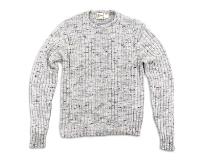 Suéter tejido cable vintage manchado talla L Foto 1 de 4