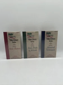 FolkArt One Stroke - Video Library Series Volumes  1 - 3  NOS -SEALED VHS TAPES - Picture 1 of 15