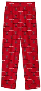 Pantalones de pijama rojo Texas Tech Red Raiders equipo juvenil Colorway - Imagen 1 de 3