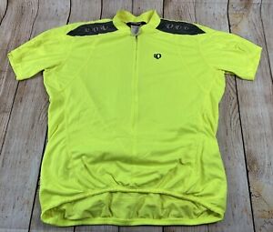 Pearl Izumi Neon Cycling Shirt Top Size XL High Visibility Safety