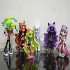 6 PCS Monster High Cartoon Doll Action Figures Set Collection Model Toy 