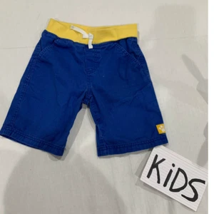 Nickelodeon Paw Print  Shorts Blue Yellow Drastring Size 5 kids chase cartoon - Picture 1 of 6