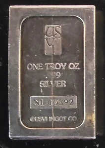 USVI Mint Series NL-10592 Die Crack Rare Vintage Bullion-999 Silver 1 Oz Art Bar - Picture 1 of 2