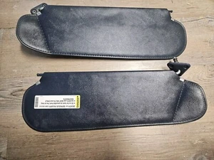 1996-2002 Chevy Express gmc Savana 1500 2500 3500 LH & RH sunvisors Blue OEM - Picture 1 of 9