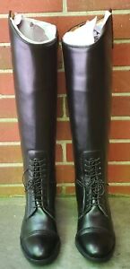New EquiStar Womens All Weather Field Boot Size 8.5 Black Wide Calf 
